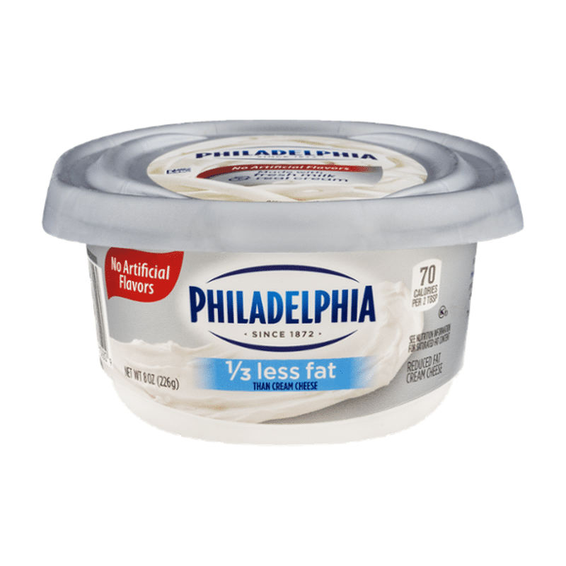 Philadelphia Plain Reduced Fat Cream Cheese Spread (8 oz) from Giant