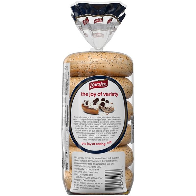 Sara Lee Everything Deluxe Bagel (6 ct) from Costco Instacart