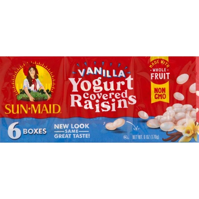 SunMaid Vanilla Yogurt Covered Raisins (6 oz) from Kroger Instacart