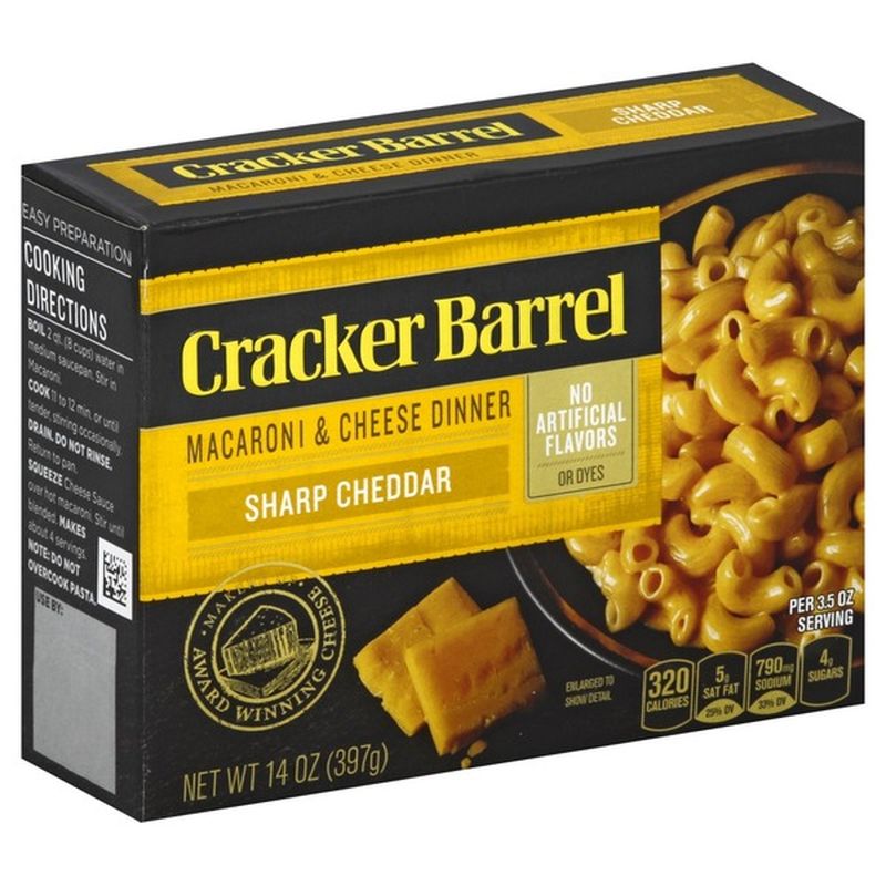 Cracker Barrel Sharp Cheddar Macaroni & Cheese Dinner (14 oz) from ...