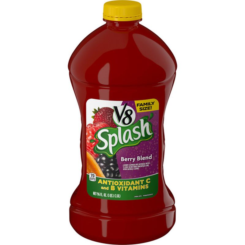 V8® Splash® Juice Drink, Berry Blend (96 fl oz) Instacart