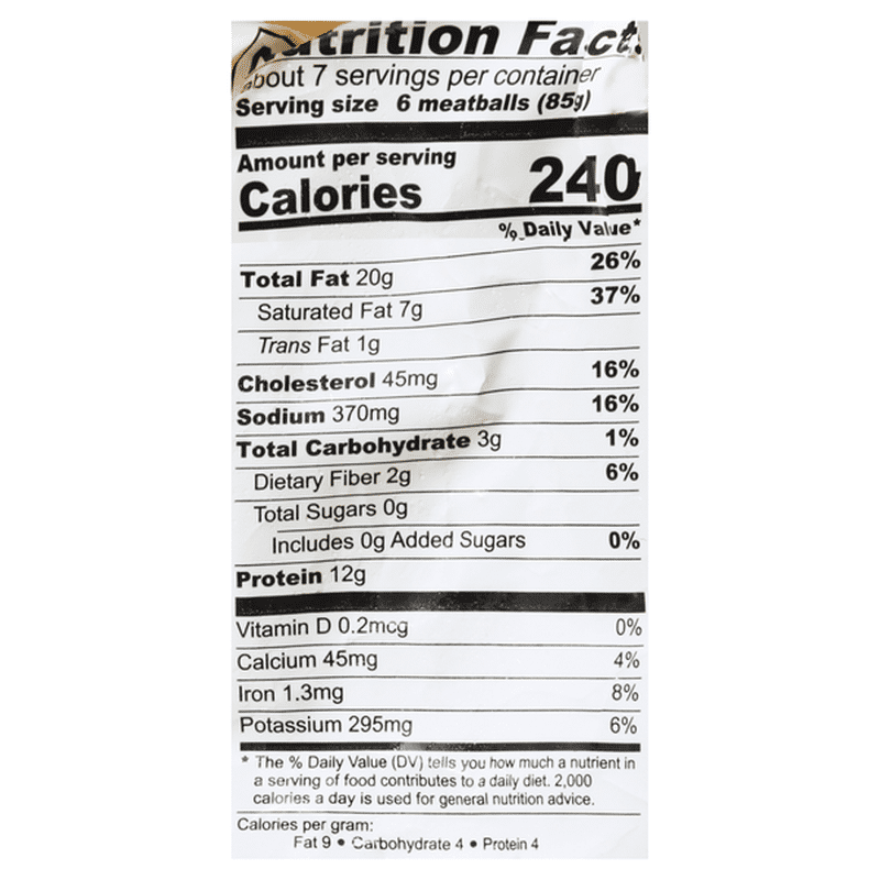 Rosina Meatballs, GlutenFree, Italian Style (22 oz) Instacart