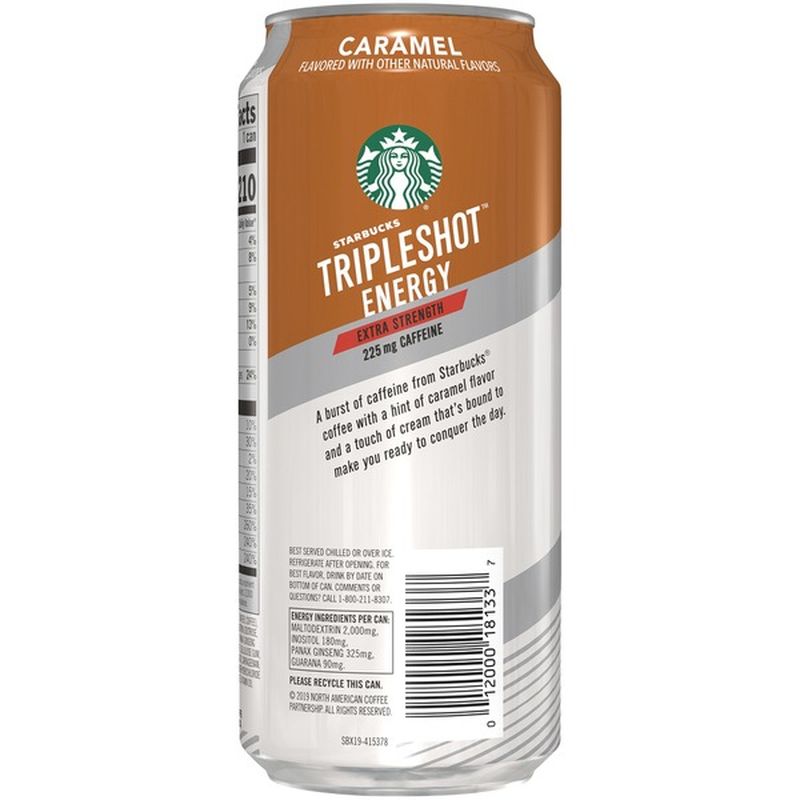 Starbucks Tripleshot Energy Caramel Coffee Drink (15 fl oz) from Fry's