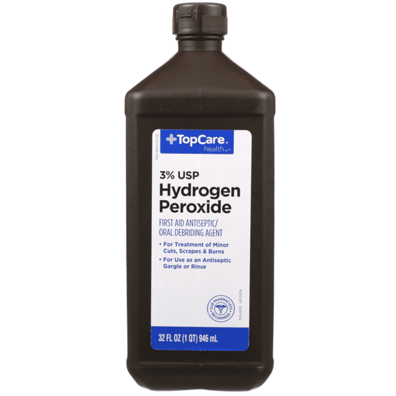 Top Care Hydrogen Peroxide 3 Usp First Aid Antiseptic/Oral Debriding
