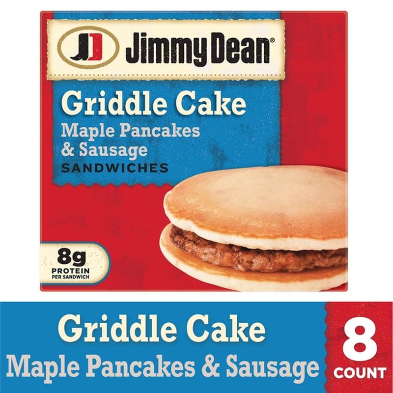 Jimmy Dean Griddle Cake, Maple Pancakes & Sausage (32 oz) Instacart