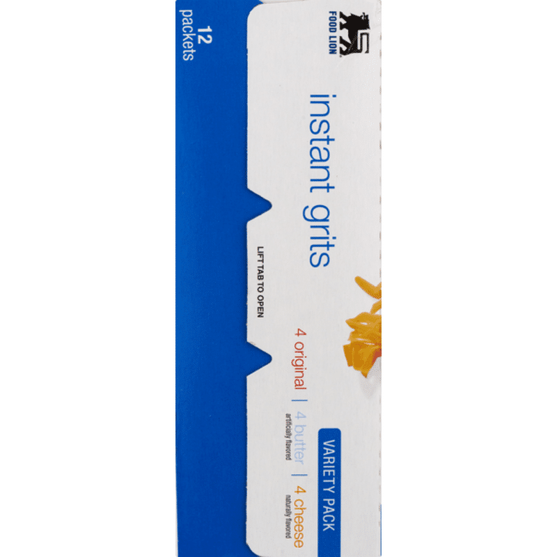 Food Lion Instant Grits, Variety Pack (12 ct) Instacart