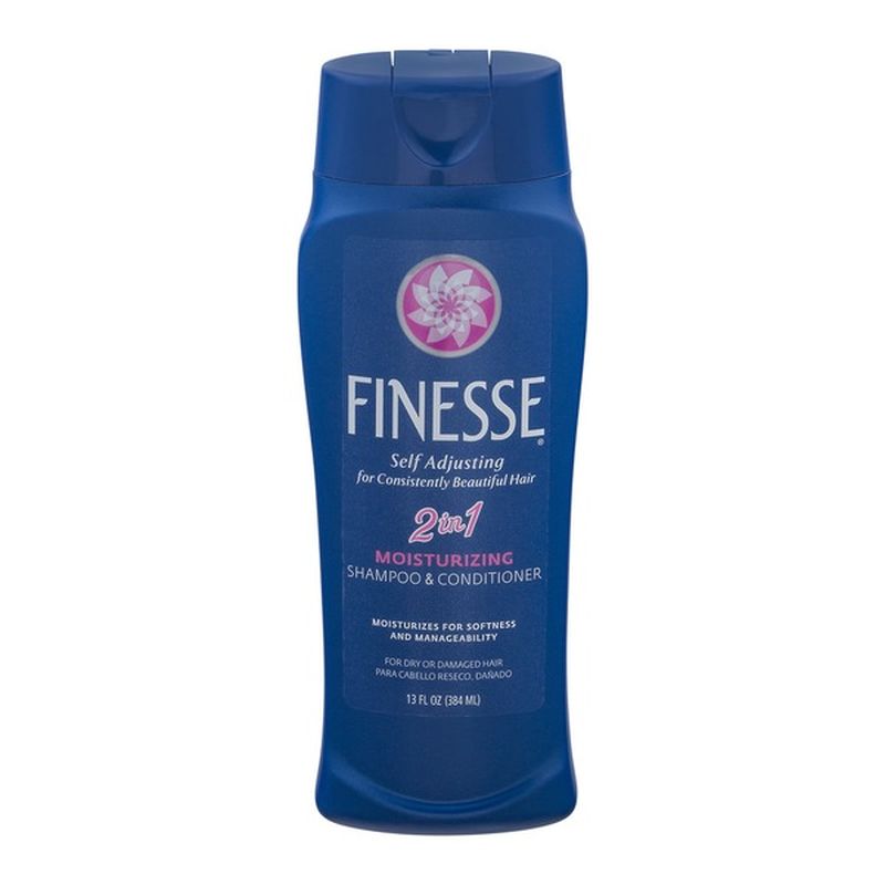 Finesse Shampoo & Conditioner, 2 in 1, Moisturizing (13 fl oz) Instacart