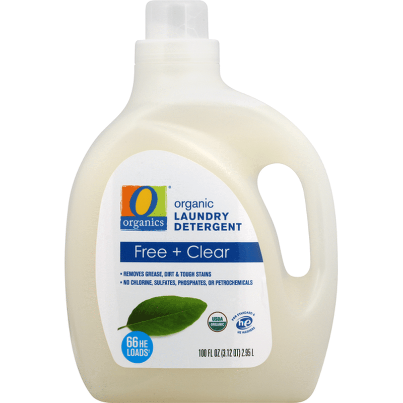 O Organics Laundry Detergent, Organic, Free + Clear (100 oz) Instacart