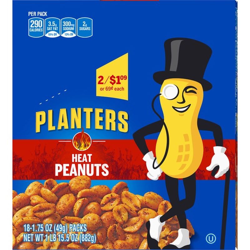 Planters Heat Peanuts (1.969 lb) Instacart