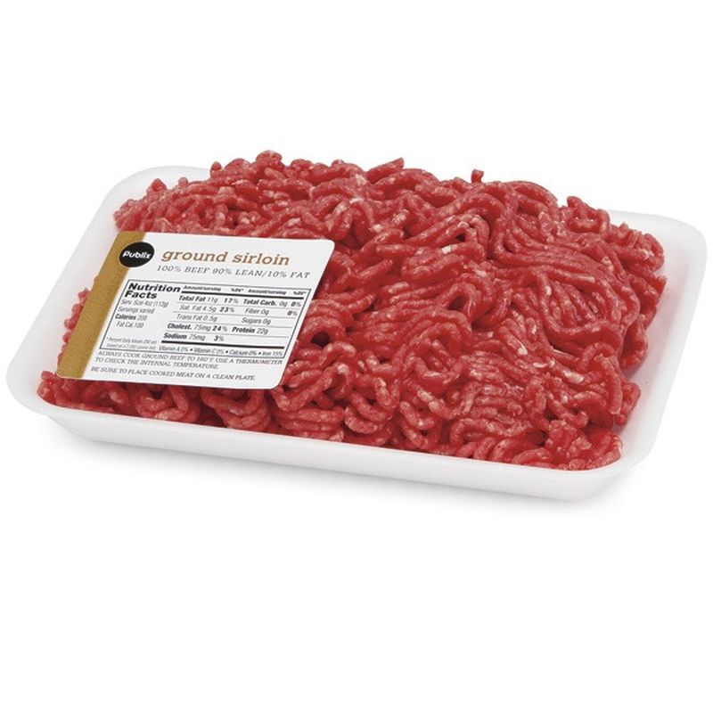 Publix Ground Sirloin (per lb) Instacart