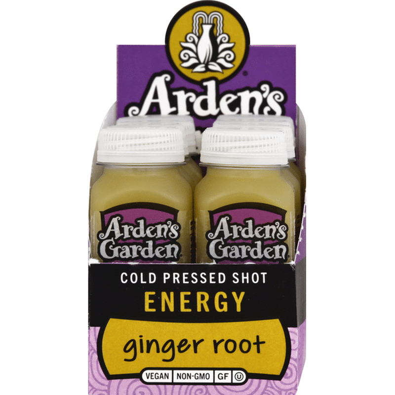 Ardens Garden Cold Pressed Shot Ginger Root Energy 2 Oz Instacart