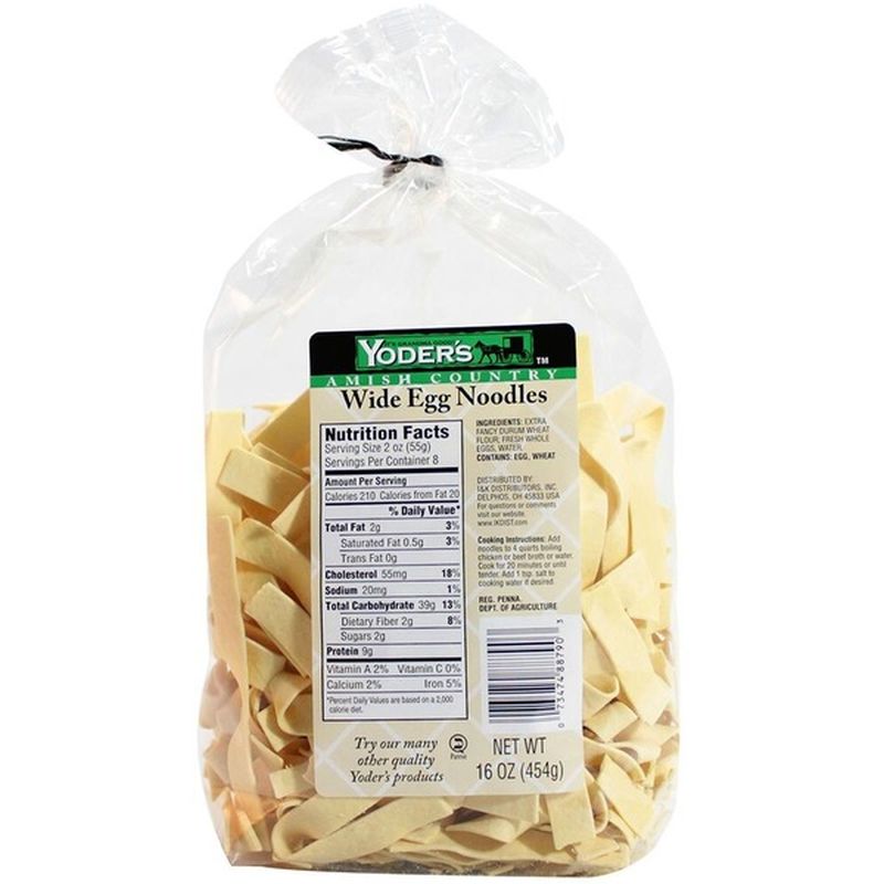 Yoder's Amish Wide Noodles (16 oz) from Kroger Instacart