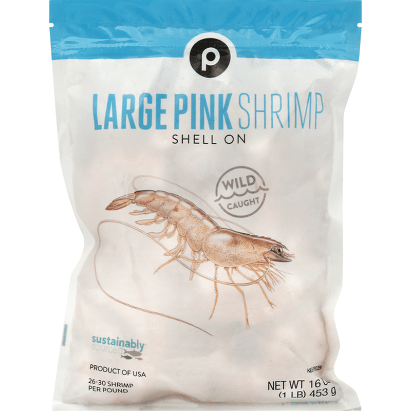 Publix Shrimp, Pink, Shell On, Large (16 oz) Instacart