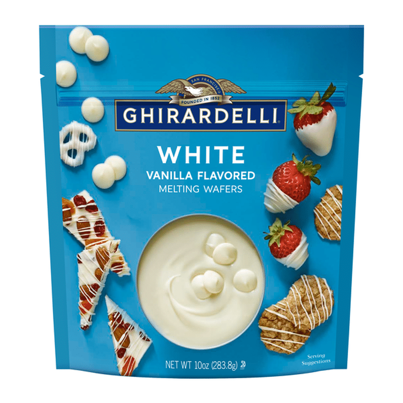 Ghirardelli Chocolate White Melting Wafers 12 oz from Andronico s  
