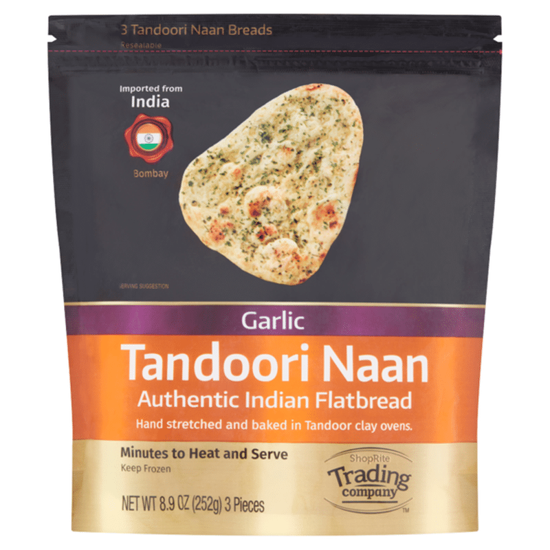ShopRite Trading Company Garlic Tandoori Naan Bread (8.9 oz) from
