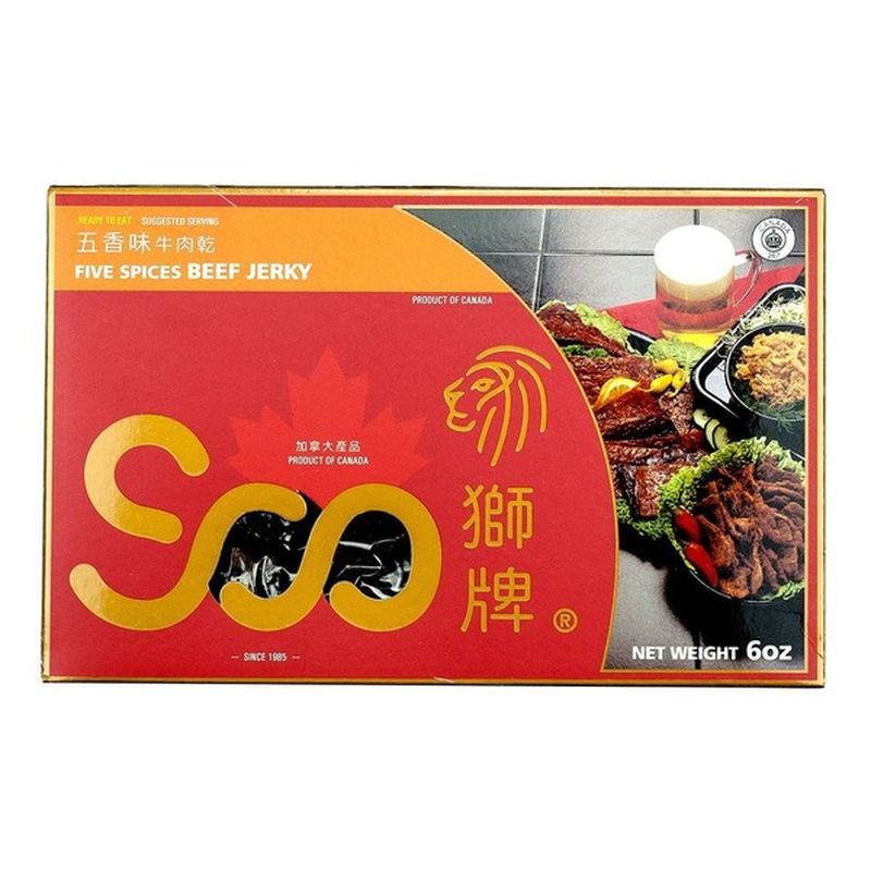 Soo Hot Five Spc Beef Jerky Box