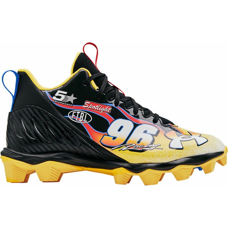 Kids yellow football cleats Clearance