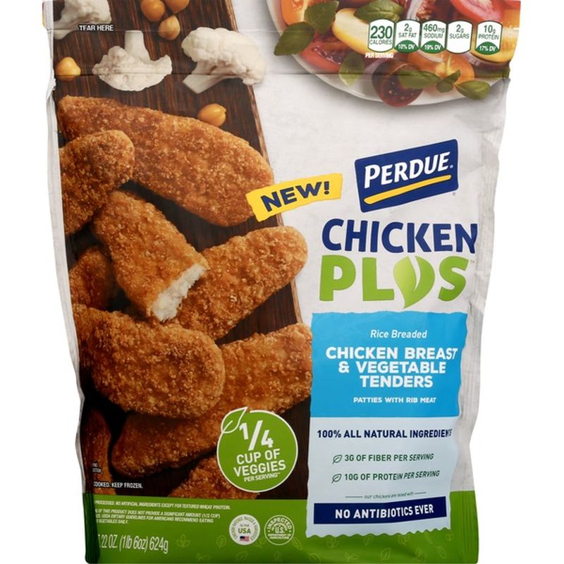 Perdue CHICKEN PLUS Chicken Breast Vegetable Tenders (1.38 lb) from