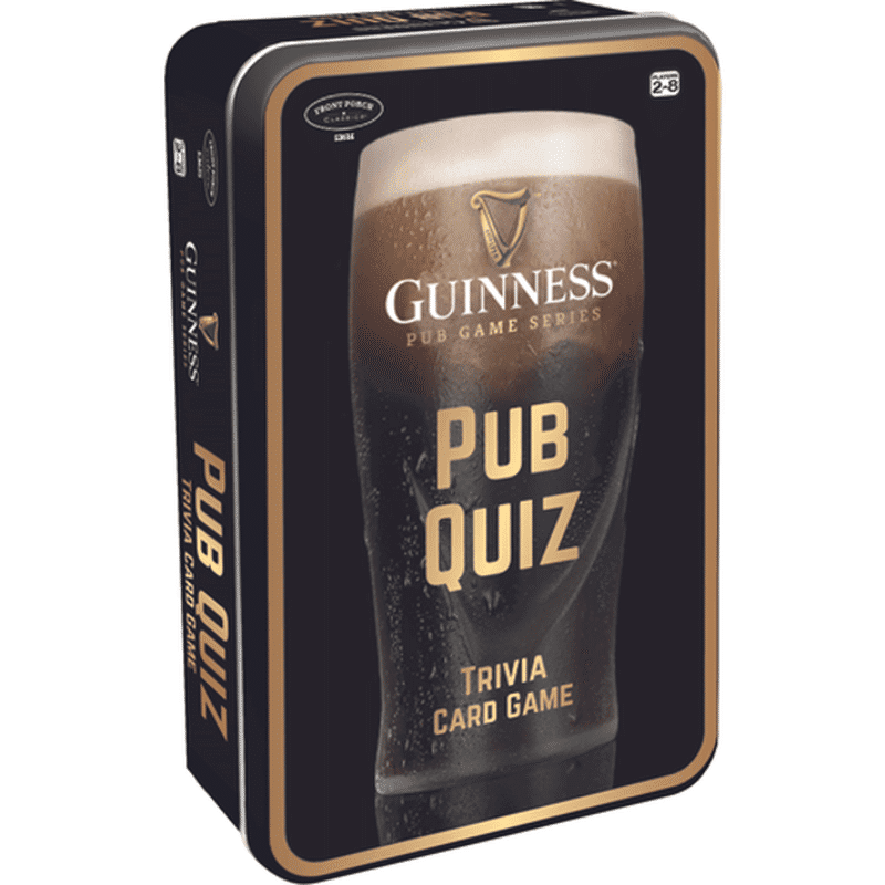 Front Porch Classics Guinness Pub Quiz Trivia Card Game Each Delivery Or Pickup Near Me Instacart