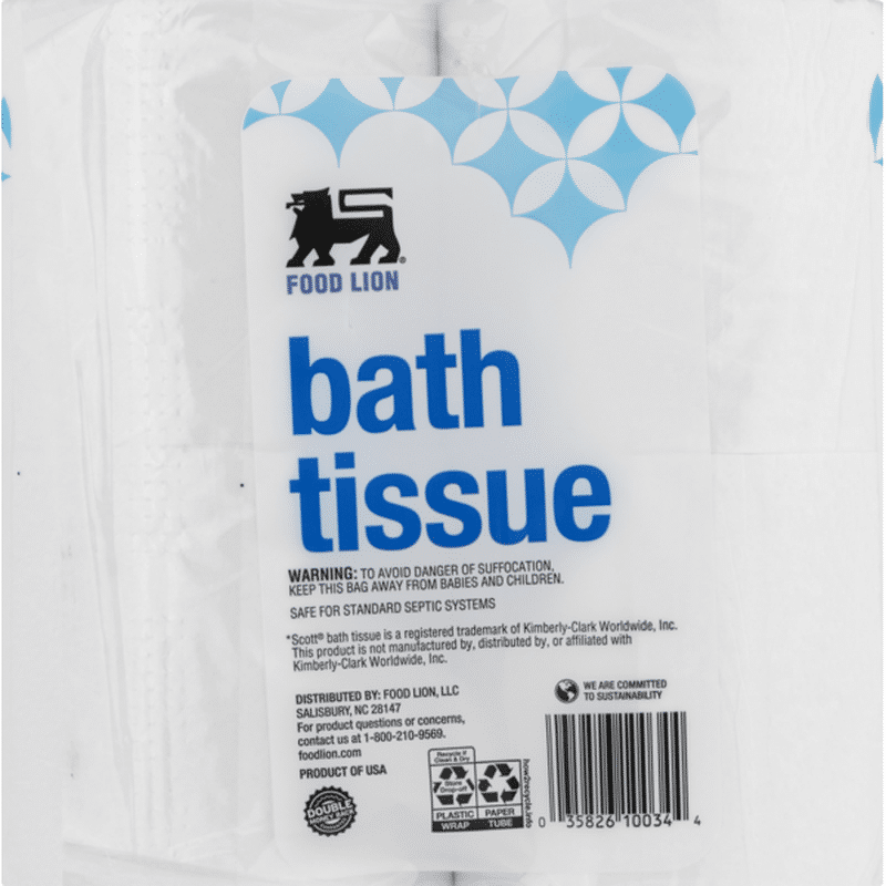Food Lion Bath Tissue, Soft & Absorbent (4 ct) - Instacart