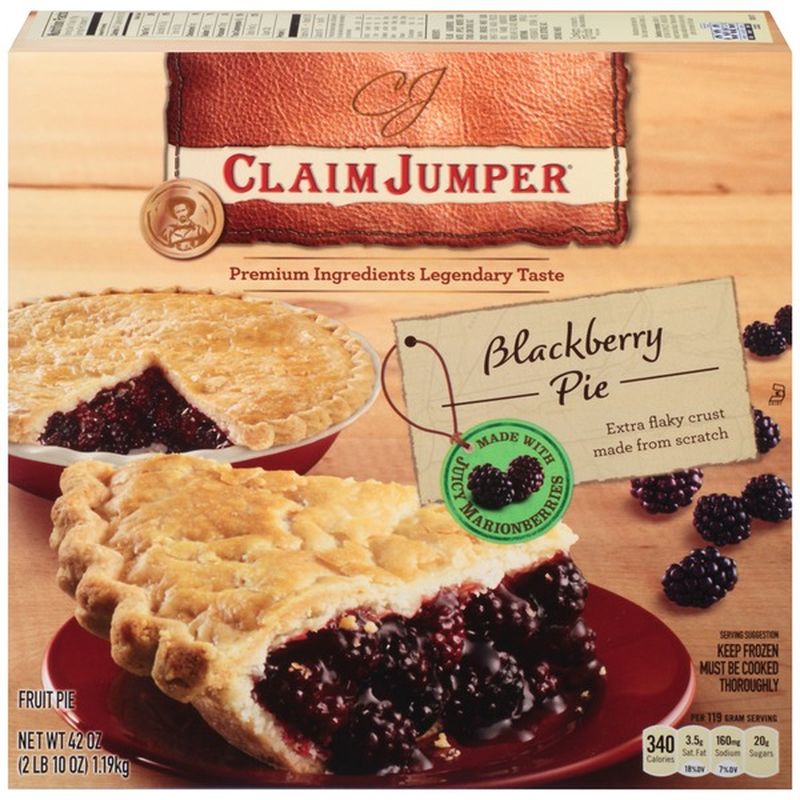 Claim Jumper Pie, Blackberry (42 oz) Instacart