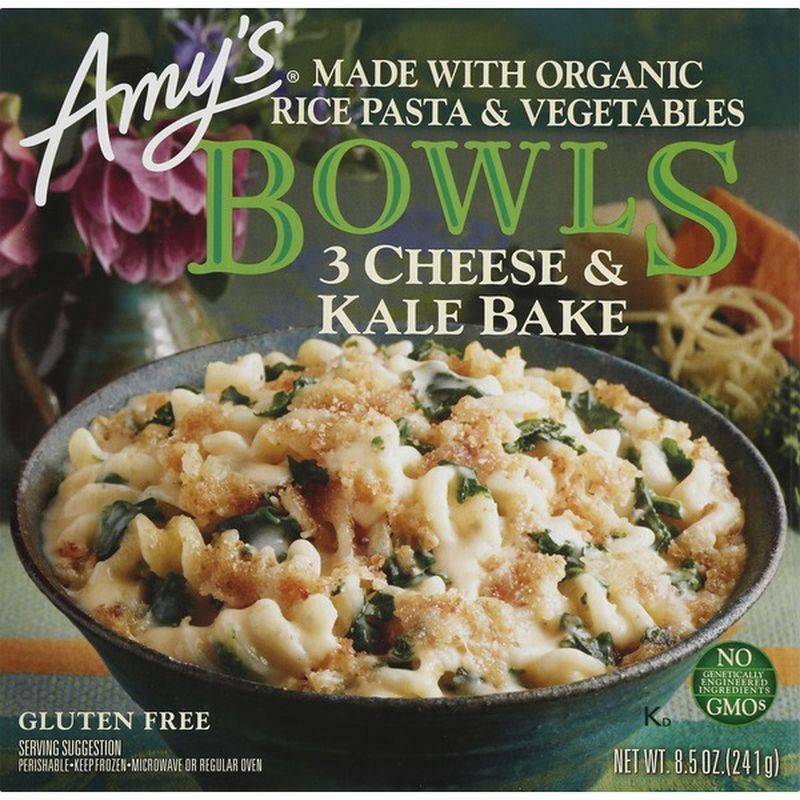 Amy S Gluten Free Three Cheese Kale Bowl 8 5 Oz Instacart