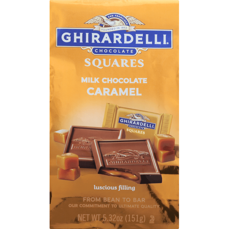 Ghirardelli Chocolate Milk Chocolate Squares with Caramel Filling (5.32