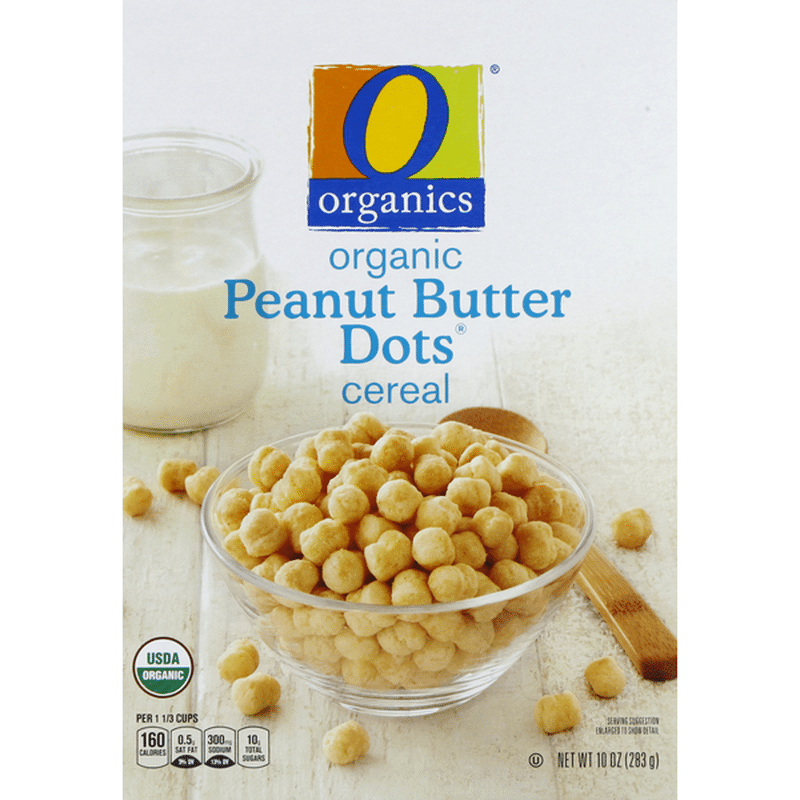 O Organics Cereal, Organic, Peanut Butter, Dots (10 oz) Instacart