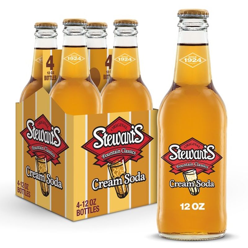 Stewart's Cream Soda Made with Sugar (12 fl oz) Instacart