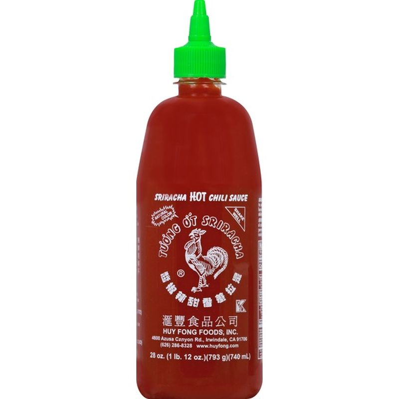 Huy Fong Foods Hot Sriracha Chili Sauce