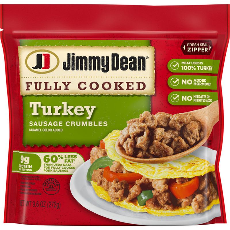 Jimmy Dean Fully Cooked Breakfast Turkey Sausage Crumbles (9.6 oz