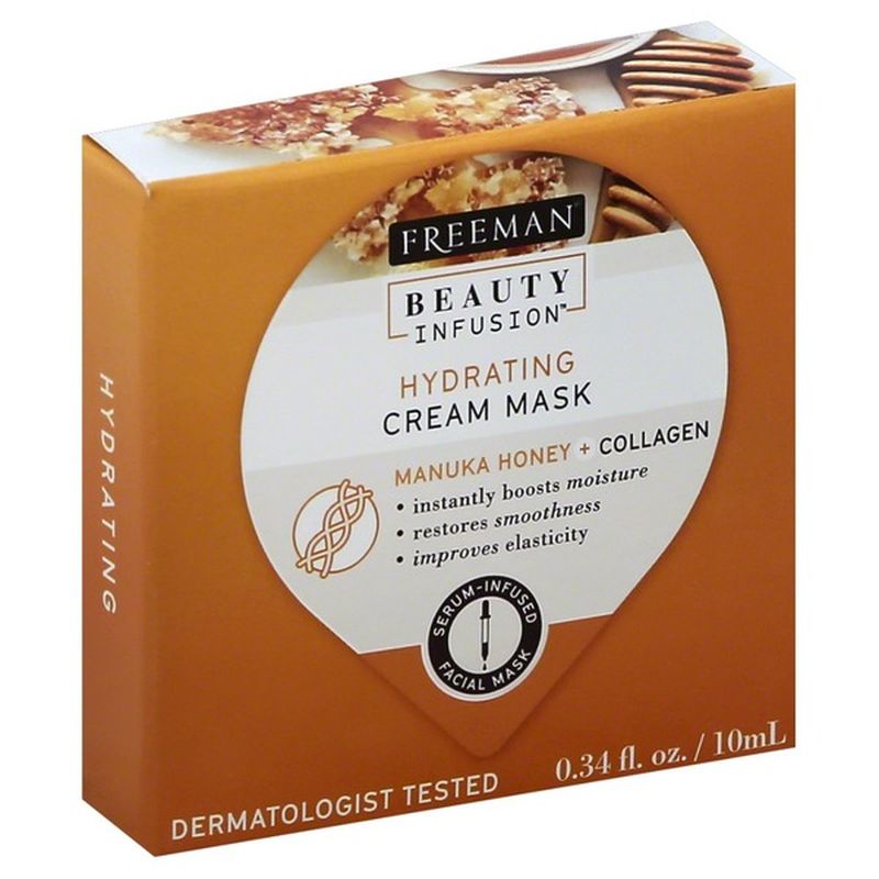 Freeman Cream Mask, Hydrating, Manuka Honey + Collagen (0.34 oz