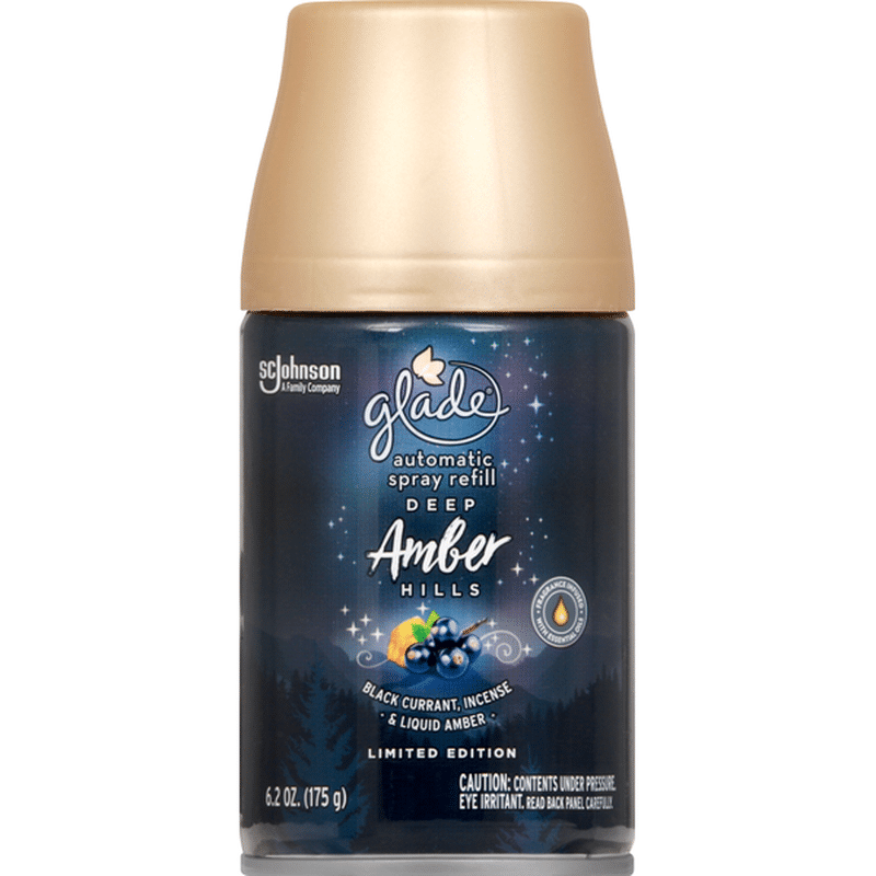 Glade Spray Refill, Automatic, Deep Amber Hills (6.2 oz) Instacart