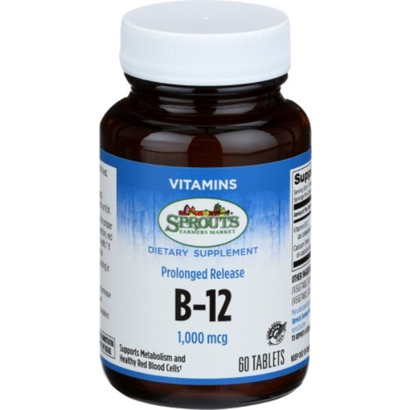 Sprouts 1000 Mcg Prolonged Release Vitamin B 12 (60 ct) Instacart