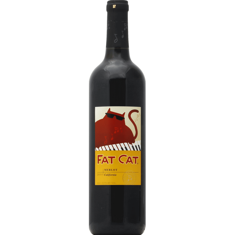 Fat Cat Merlot, California, 2011 (750 ml) - Instacart