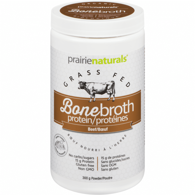 Prairie Naturals Beef Bone Broth Protein Powder (300 g) Instacart