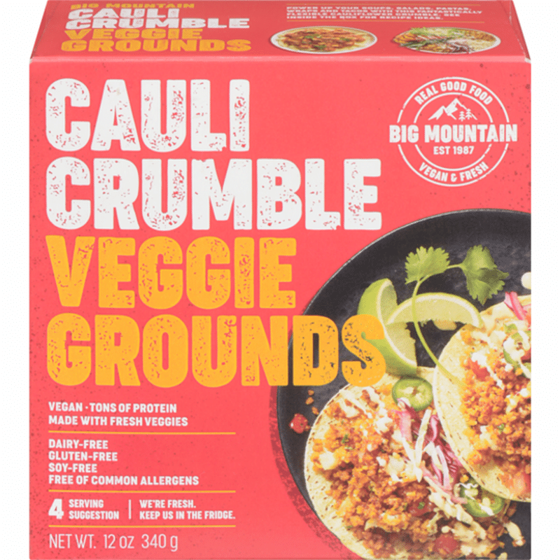 Big Mountain Veggie Grounds, Cauli Crumble (4 each) Instacart