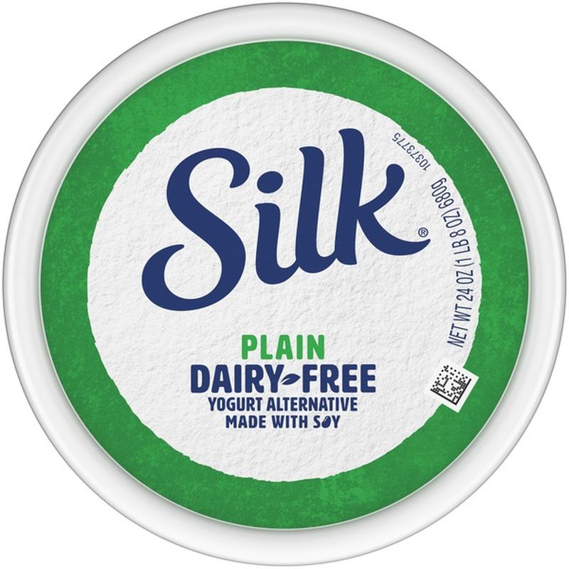 Silk Dairy Free Plain Yogurt Alternative (24 oz) Instacart