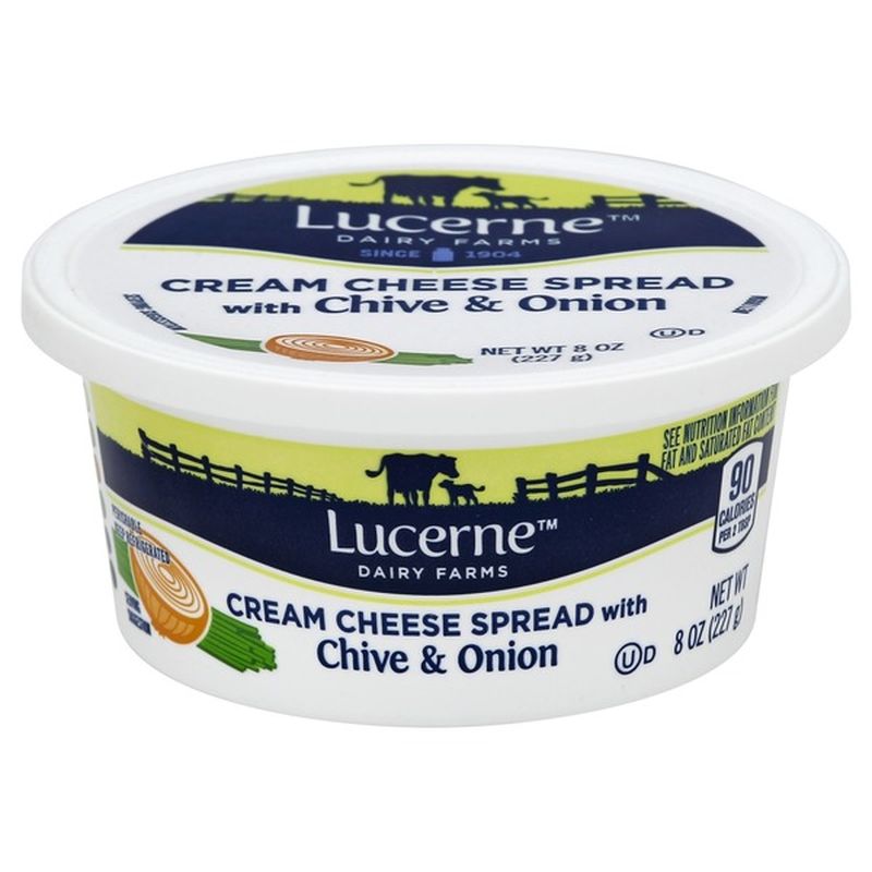 Lucerne Dairy Farms Cream Cheese Spread With Chive & Onion (8 oz) from