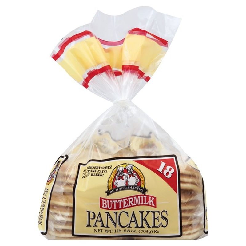 De Wafelbakkers Pancakes, Buttermilk (18 each) from Food Lion Instacart