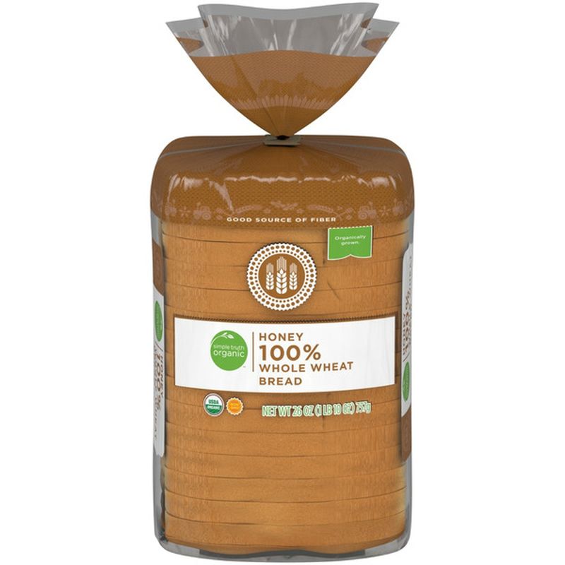 Simple Truth Organic Honey 100% Whole Wheat Bread