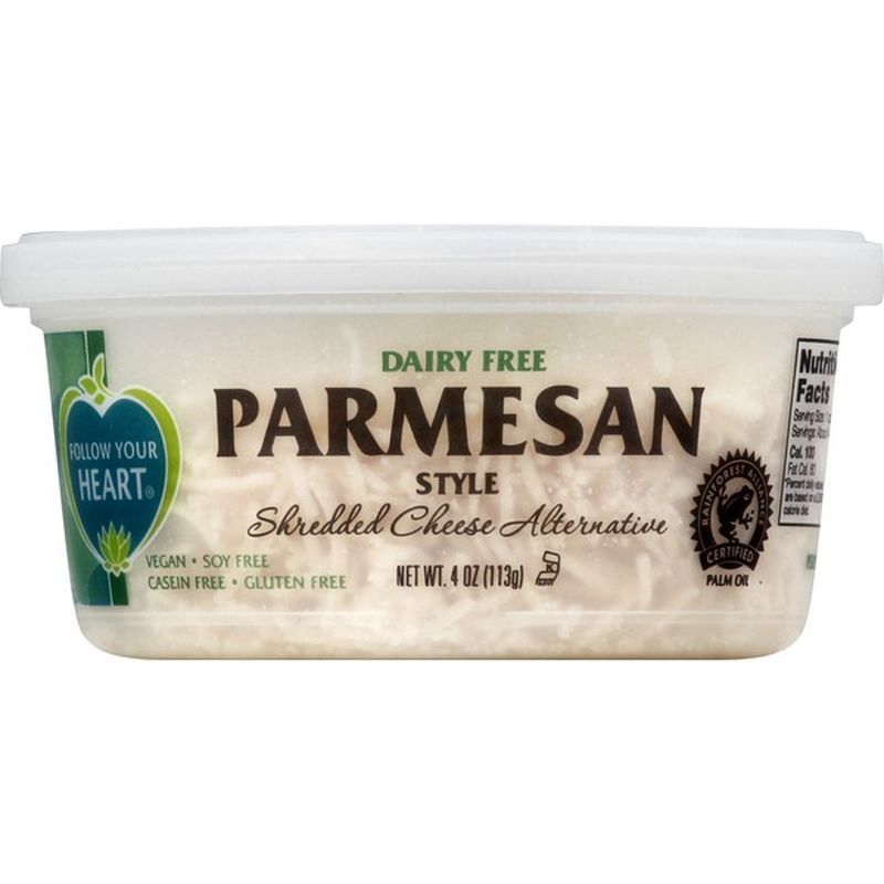 Follow Your Heart Shredded Cheese Alternative, Dairy-Free, Parmesan Style