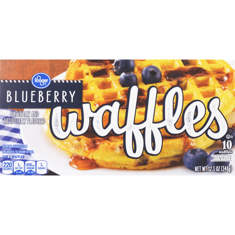 Kroger Waffles, Blueberry (10 ct) Instacart
