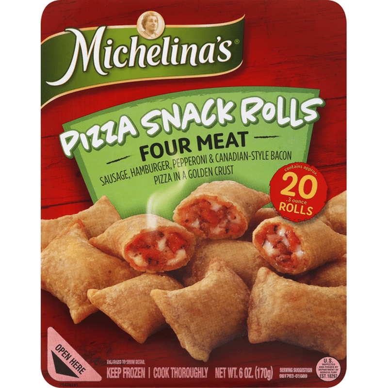 Michelina's Pizza Snack Rolls, Four Meat (20 ct) Instacart