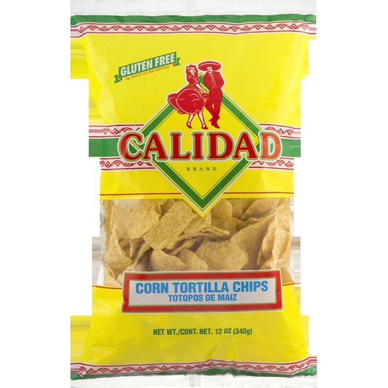 Calidad Corn Tortilla Chips (12 oz) from Smart & Final Instacart