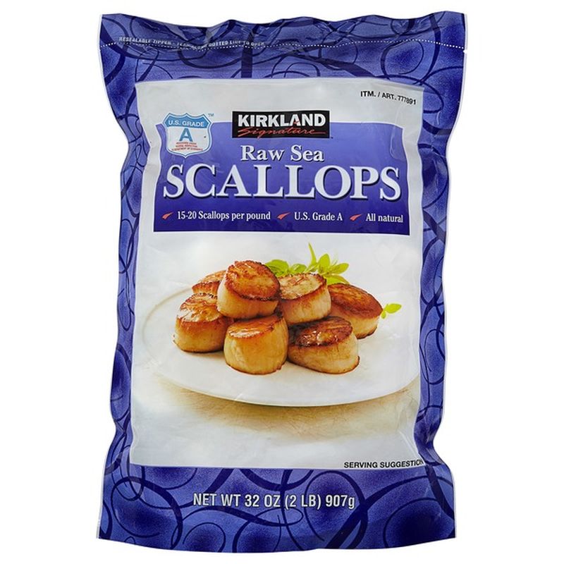 Kirkland Signature Raw Sea Scallops, 2 lb (2 lb) from ... on Kirkland's 30% Off One Item id=94396