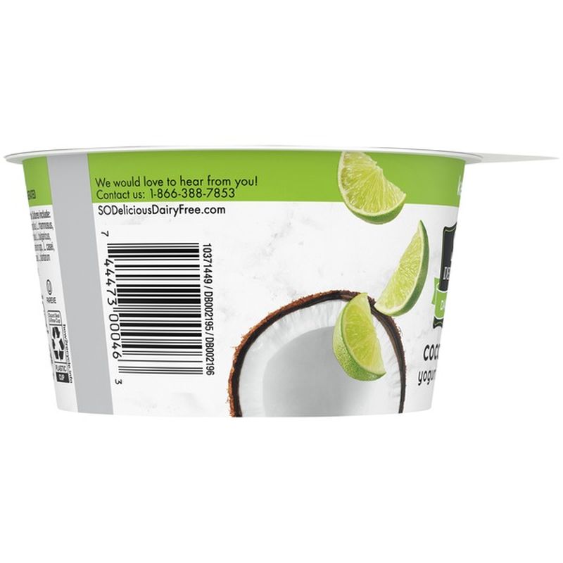 So Delicious Dairy Free Coconut Milk Yogurt Alternative Key Lime