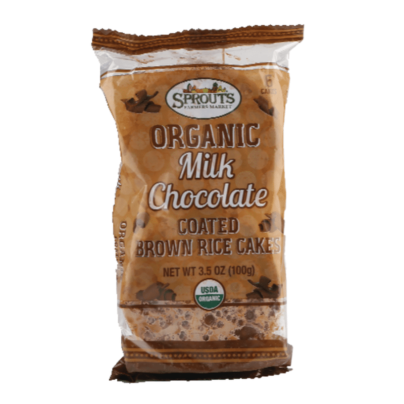 Sprouts Organic Milk Chocolate Rice Cakes (3.5 oz) Instacart