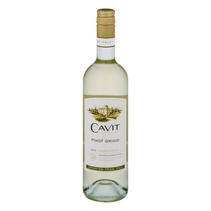 Cavit Wine Pinot Grigio (750 ml) - Instacart