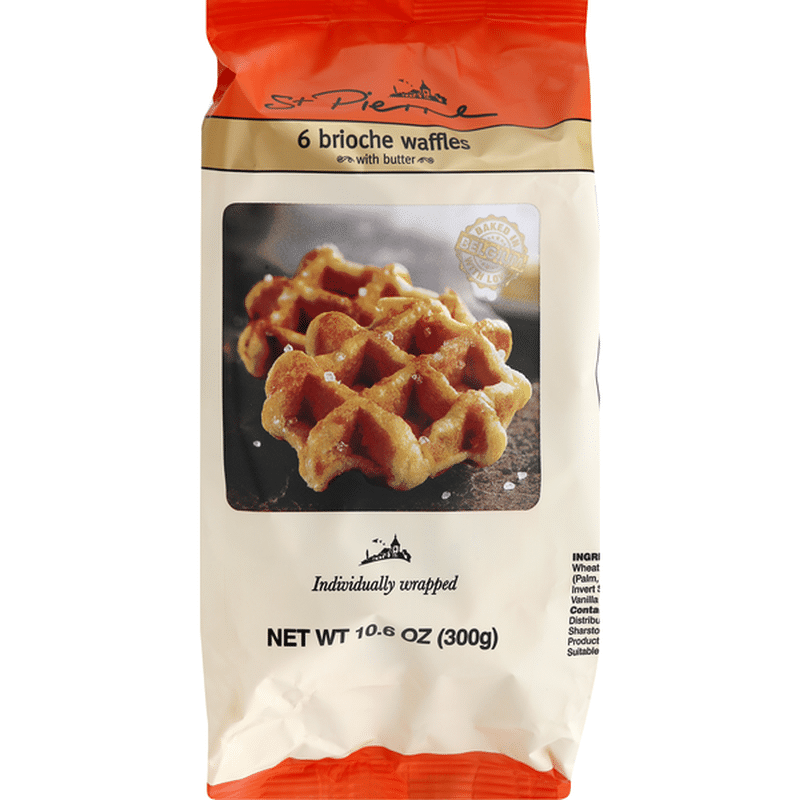 St Pierre Waffles, Brioche, with Butter (10 each) Instacart